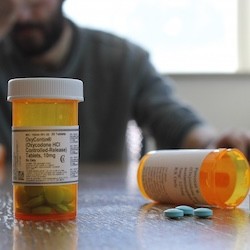 Opioid pill bottles